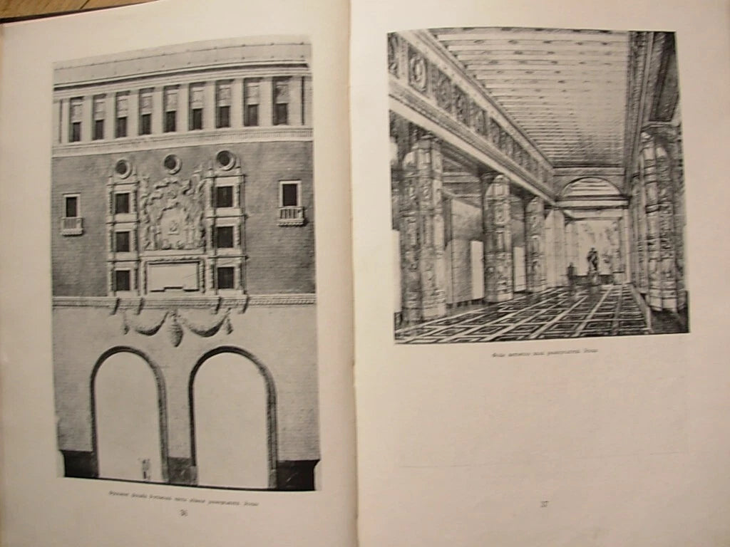 Construction of Moscow skyscraper Soviet Russian Architecture 7 SISTER Rare 1953